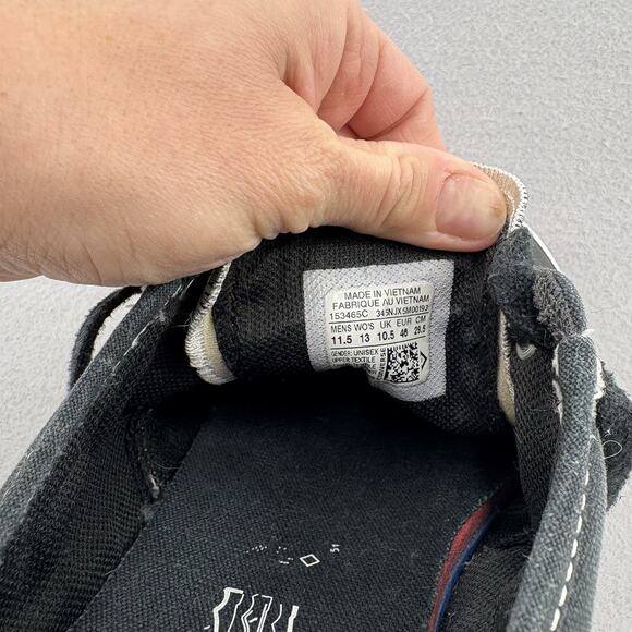 Converse Crimson Core Canvas OX Black Sneakers SZ 11.5 153465C Skate Shoes - Picture 4 of 16